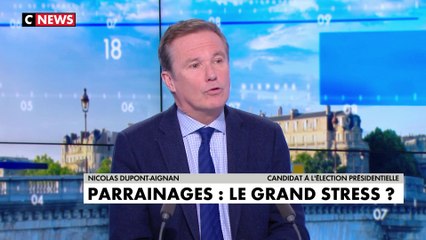 Nicolas Dupont-Aignan sur les parrainages : «C’est le retour du féodalisme en France»