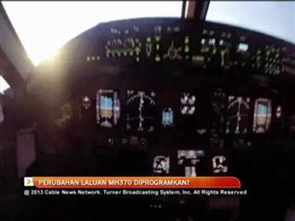 Perubahan laluan MH370 diprogramkan?