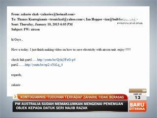 Kontogiannis: Tuduhan terhadap Zaharie tidak berasas