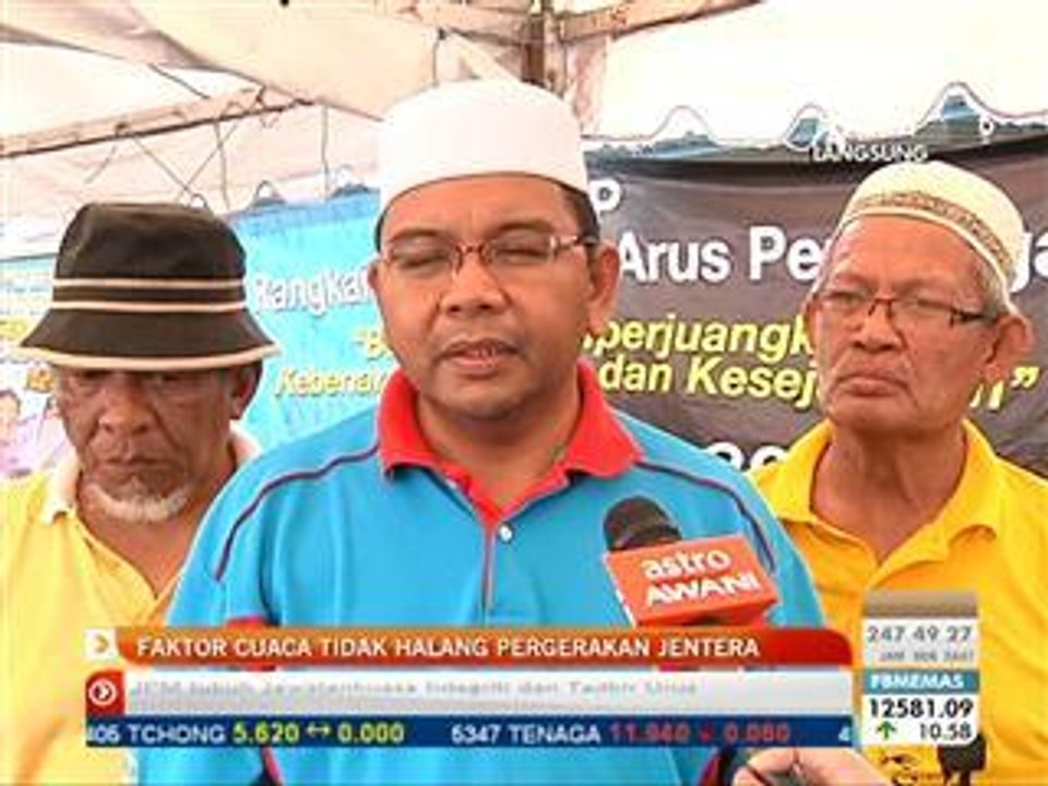 Faktor cuaca tidak halang pergerakan jentera parti