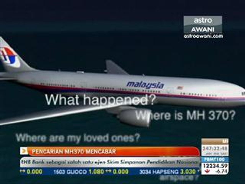 Pencarian MH370 semakin mencabar