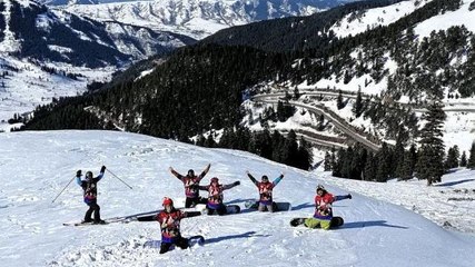 Sahara Milli Parkı Snowboard tutkunlarına ev sahipliği yaptı