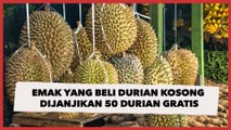 Emak yang Viral Curhat Beli Durian Kosong di Masjid Cheng Ho Dijanjikan 50 Durian Gratis