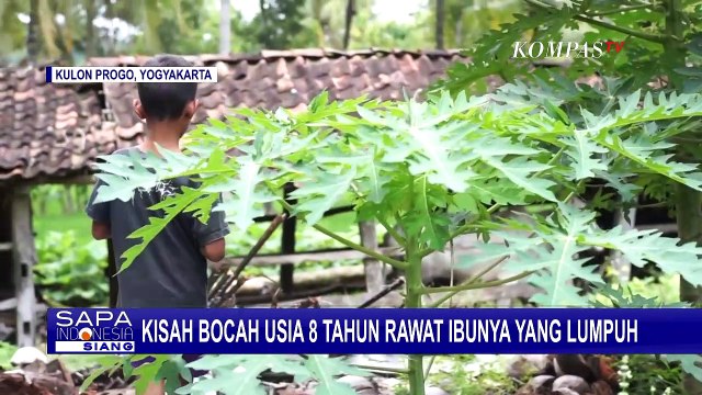 Kisah Bakti Wahid ke Ibu, Bocah Usia 8 Tahun Rawat Ibunya yang Lumpuh