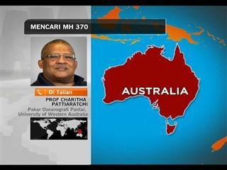 Cabaran mencari serpihan di laut lepas