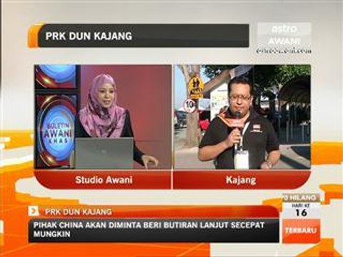 Perkembangan PRK DUN Kajang (8:50 pagi)