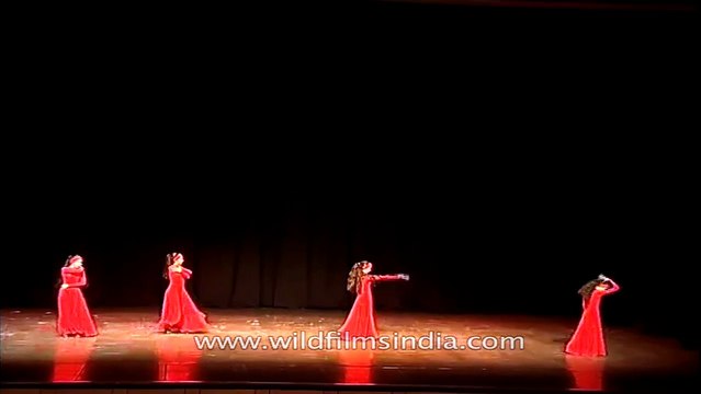 Traditional Armenian dance by Armenian girls in India