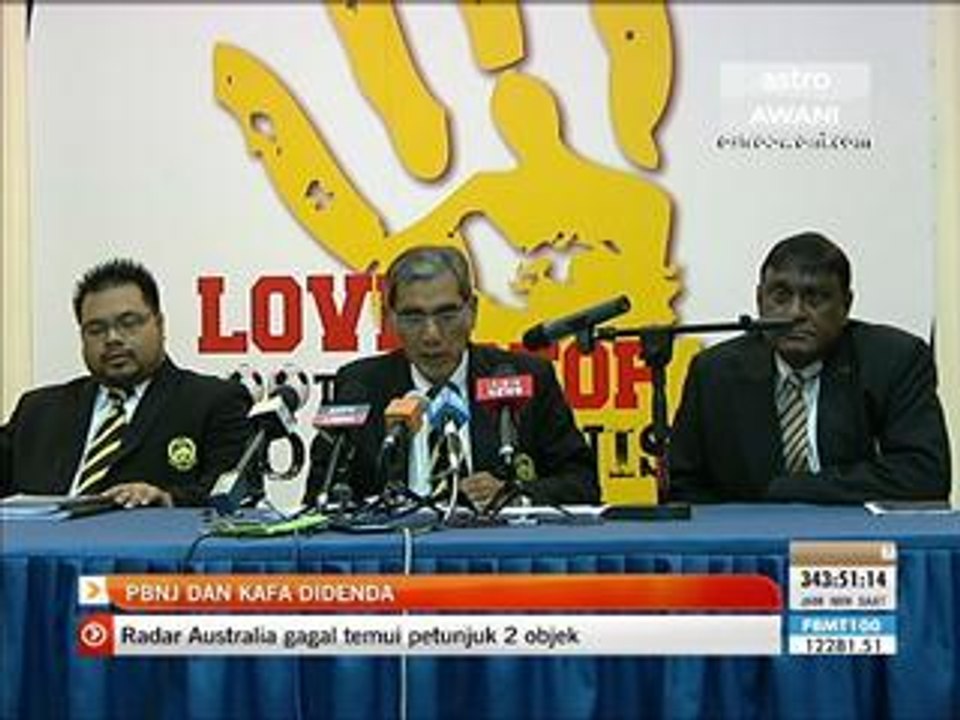 PBNJ dan KAFA didenda