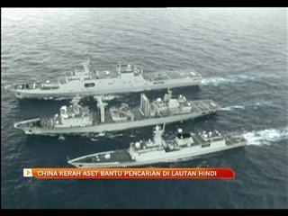 China kerah aset bantu pencarian di Lautan Hindi