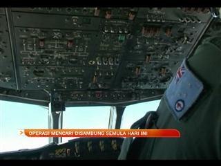 Operasi mencari disambung semula hari ini