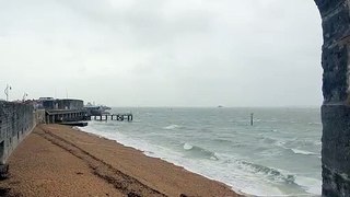 Storm Eunice in Old Portsmouth