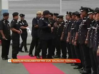 Kawalan keselamatan PRK DUN Balingian terkawal