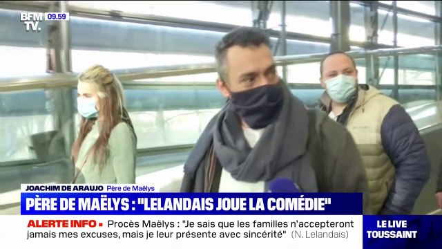 Joachim De Araujo, père de Maëlys: Nordahl Lelandais est fidèle à lui-même, il joue la comédie, j'attends la condamnation à perpétuité