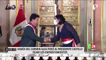 María del Carmen Alva pidió al presidente Pedro Castillo dejar enfrentamientos