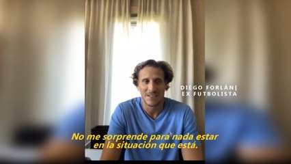 Diego Forlán, "muy contento" por la campaña de Real Betis de Pellegrini en España
