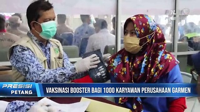 Disambut Antusias, 1000 karyawan Perusahaan Bergiliran Terima Vaksinasi Booster yang di Gelar Polres Pemalang