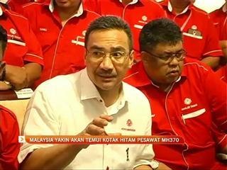 Malaysia yakin akan temui kotak hitam pesawat MH370