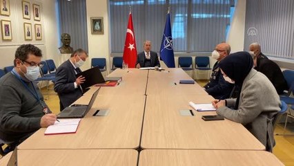 Milli Savunma Bakanı Akar, Brüksel temaslarını değerlendirdi (1)