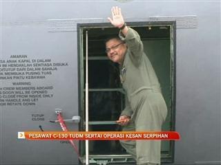 Pesawat C-130 TUDM sertai operasi kesan serpihan