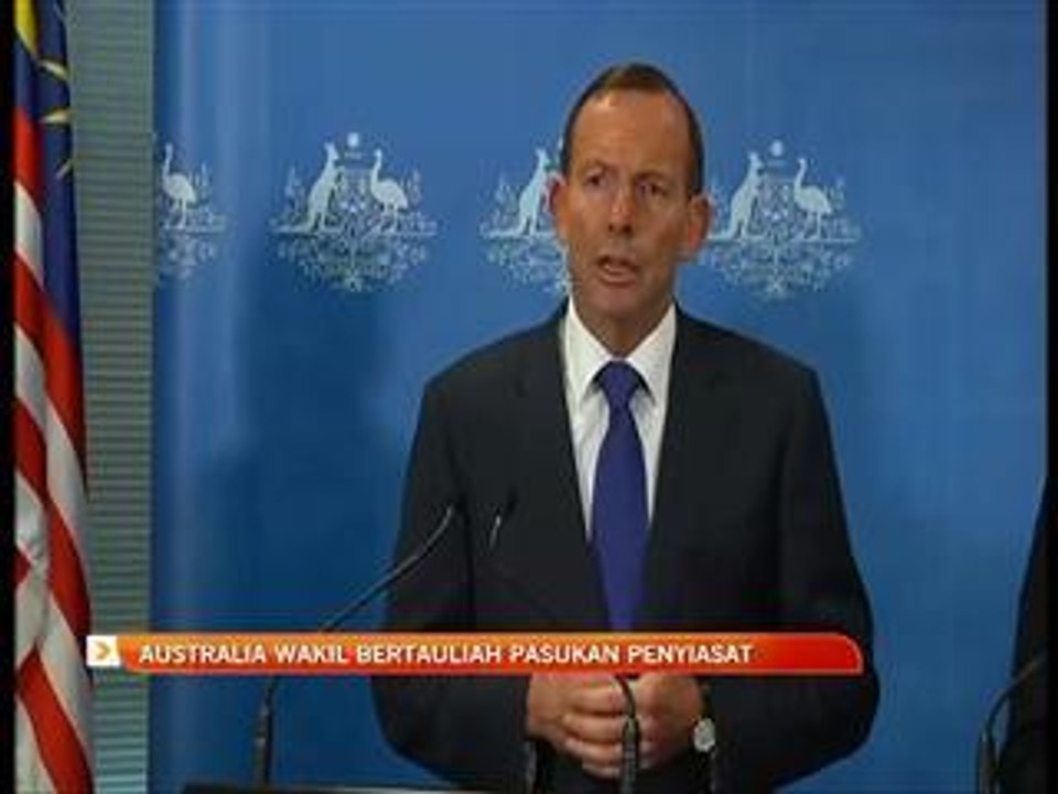 Australia jadi wakil bertauliah pasukan penyiasat