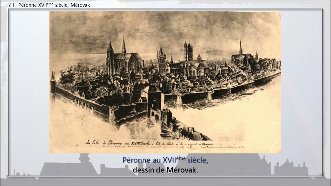 190 - PERONNE, BALADE DANS LE TEMPS,  -- Mérovak, l'homme des cathédrales.
