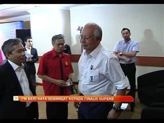 PM beri kata semangat kepada finalis SUPERB