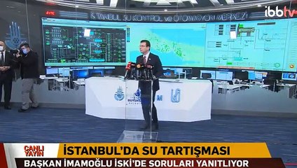 İmamoğlu'ndan muhabire: "Allah’ın suyu" dediğiniz su için biz devlete 3 milyar TL elektrik faturası ödüyoruz