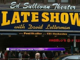 David Letterman umum persaraan