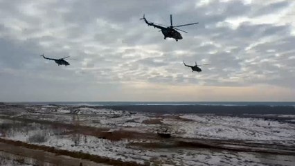 تواصل التدريبات العسكرية الروسية البيلاروسية المشتركة