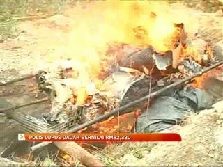 Polis lupus dadah bernilai RM82,320