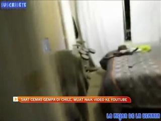 Saat cemas gempa di Chile, muat naik video ke Youtube