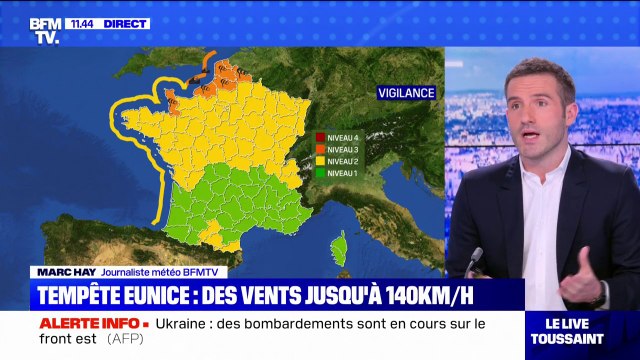 Quand la tempête Eunice doit-elle frapper le nord de la France ? BFMTV répond à vos questions