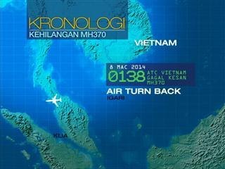 Kronologi insiden kehilangan MH370