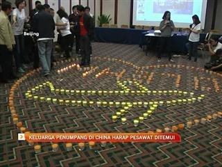 Keluarga penumpang di China harap pesawat ditemui