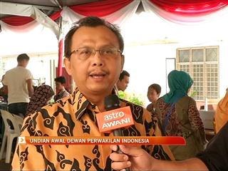 Undian awal dewan perwakilan Indonesia