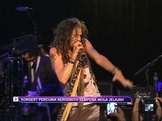 Konsert percuma Aerosmith semperna mula jelajah