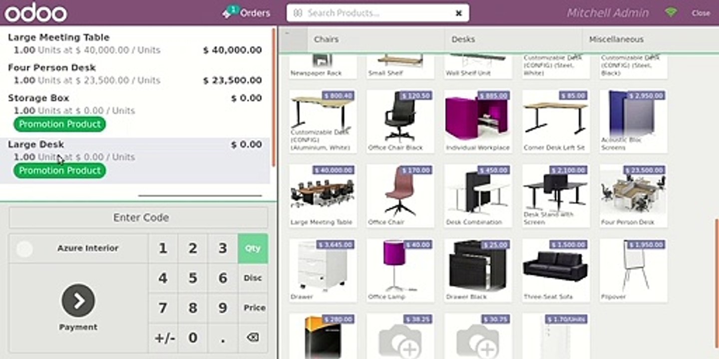 How to create and apply multiple point of sale promotions | Odoo Apps Features