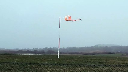Storm Eunice: Shoreham Airport winds