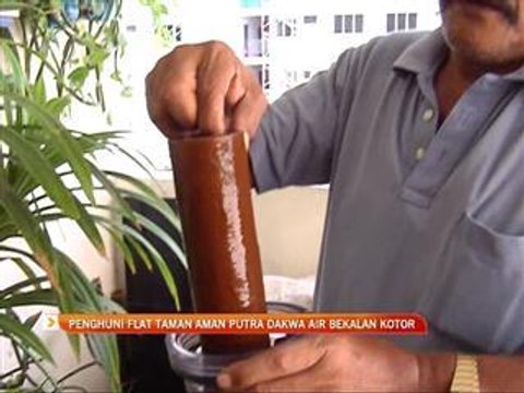 Penghuni Flat Taman Aman Putra dakwa air bekalan kotor