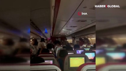 Çin'de havada doğum heyecanı! Sancısı tutan hamile kadın uçakta doğum yaptı