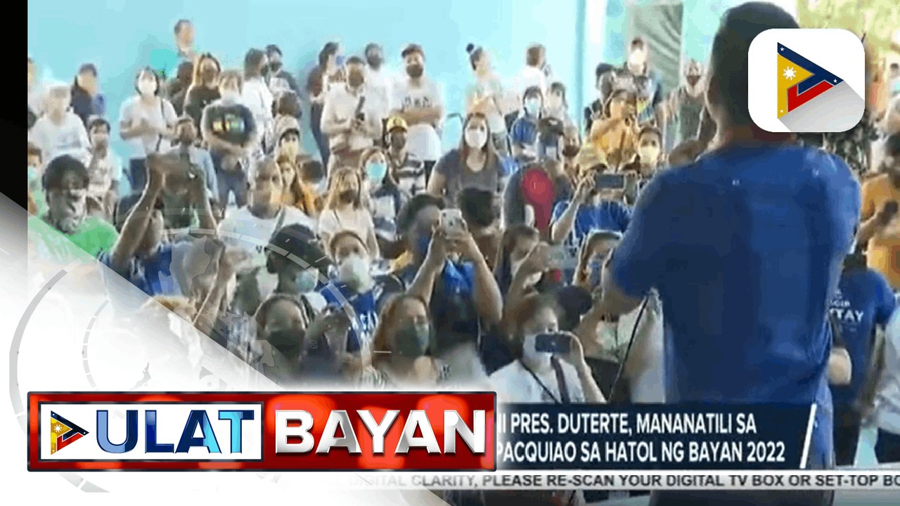 Ilang miyembro ng gabinete ni Pres. Duterte, mananatili sa pwesto sakaling manalo si Sen. Pacquiao sa Hatol ng Bayan 2022