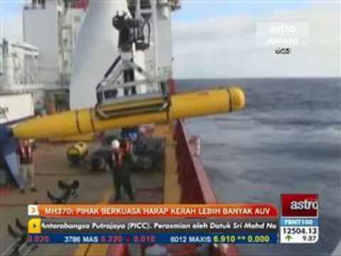 MH370: Pihak berkuasa harap kerap lebih banyak AUV