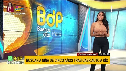 Chanchamayo: padres hacen desesperado llamado para rescatar a su pequeña que habría caído a río