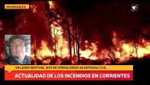 Actualidad de los incendios en Corrientes