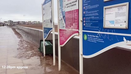 Storm Eunice in Hartlepool