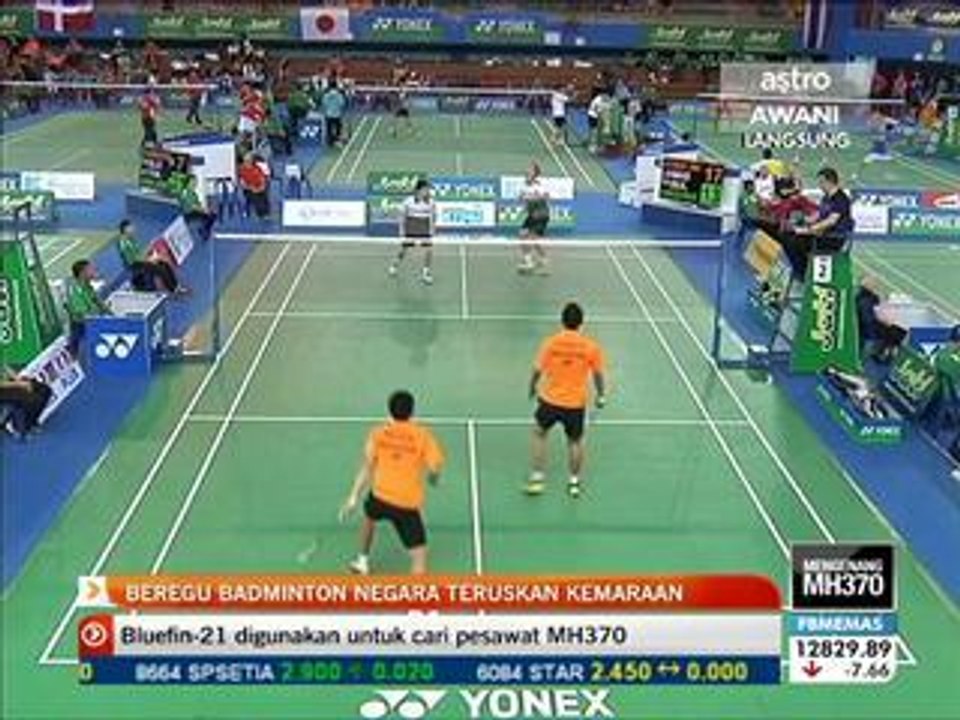Beregu badminton negara teruskan kemaraan