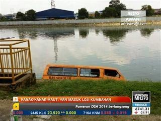 Kanak-kanak maut, van masuk loji kumbahan