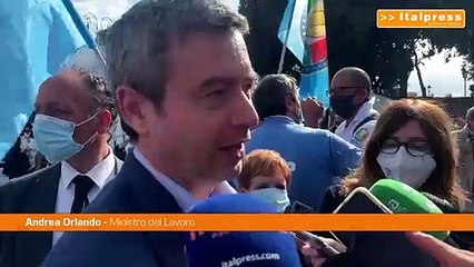 Manifestazione antifascista, Orlando: "Una bella giornata"