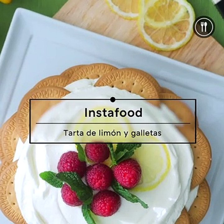Tarta de galletas y limón, la tarta MÁS FÁCIL DEL MUNDO