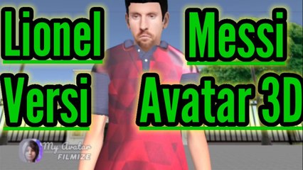 Lionel Messi versi avatar 3D